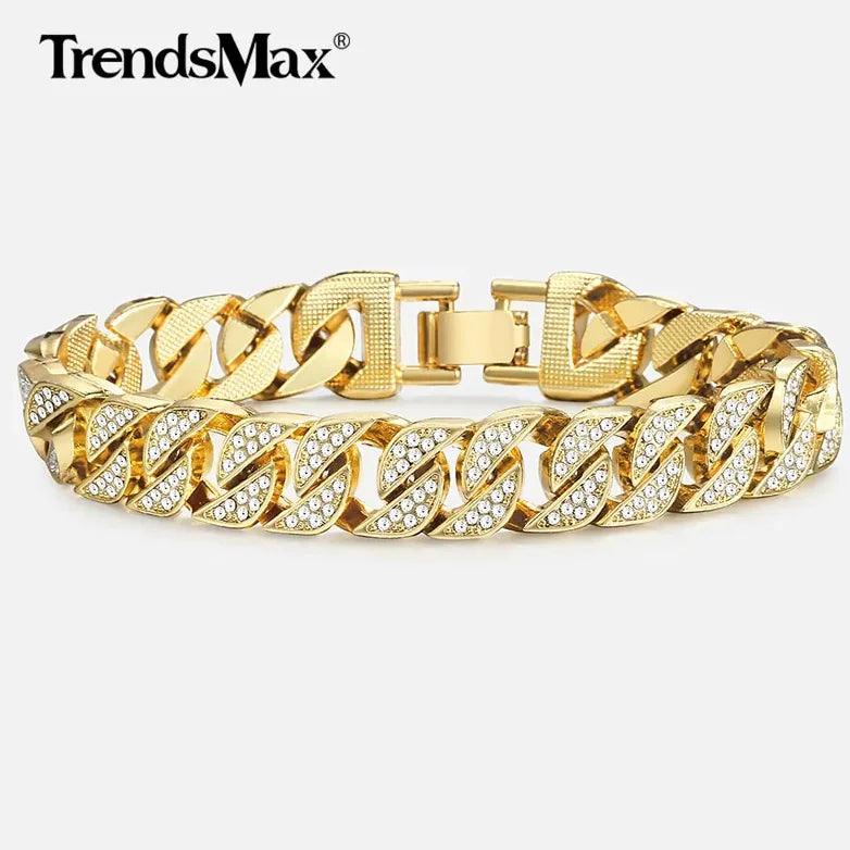 Cuban Gold Curb Bracelet