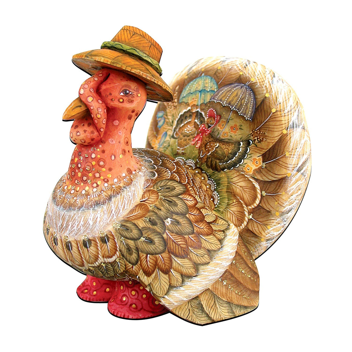 Decoración de puerta de Halloween con el pavo Tom de Acción de Gracias por G. DeBrekht - Decoración de Halloween de Acción de Gracias - 8158904H