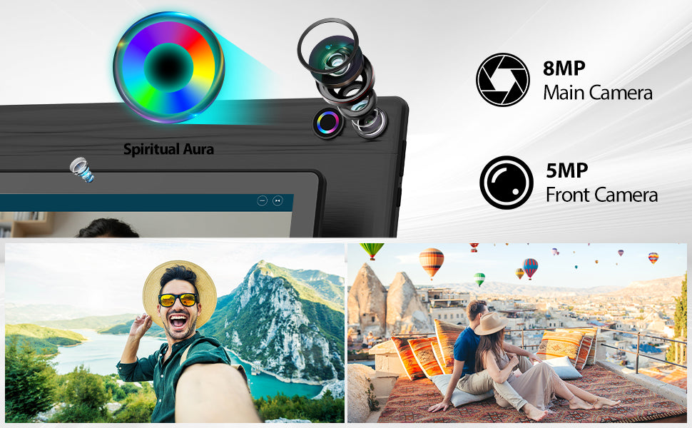 Tableta A7L de 10,1 pulgadas con Android 14, 14 GB de RAM, 64 GB de ROM, procesador de ocho núcleos, HD IPS, WiFi, funda protectora, lápiz, teclado, ratón, auriculares, PC