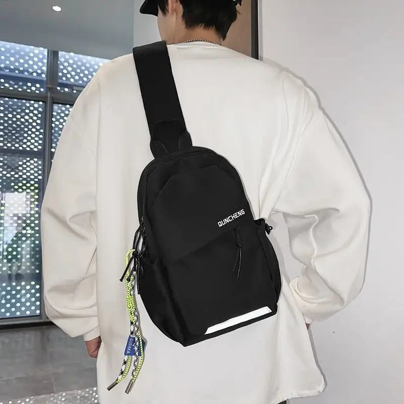 Crossbody Bag Small Shoulder Bag Men's Chest Bag - Lootquake