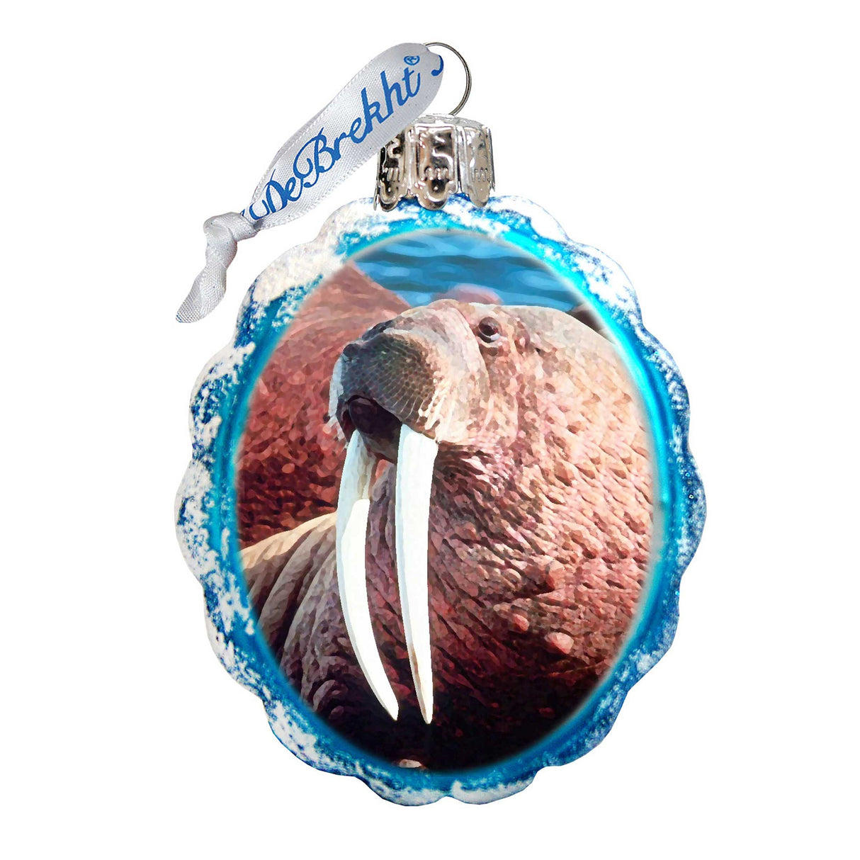 Walrus Mercury Glass Ornament by G. DeBrekht - Wildlife Holiday Decor - 771053