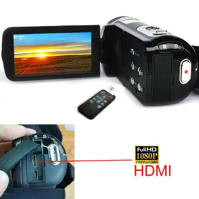 New Digital Camera With 3.0 Inch Rotating Screen HD 1080P V - Lootquake