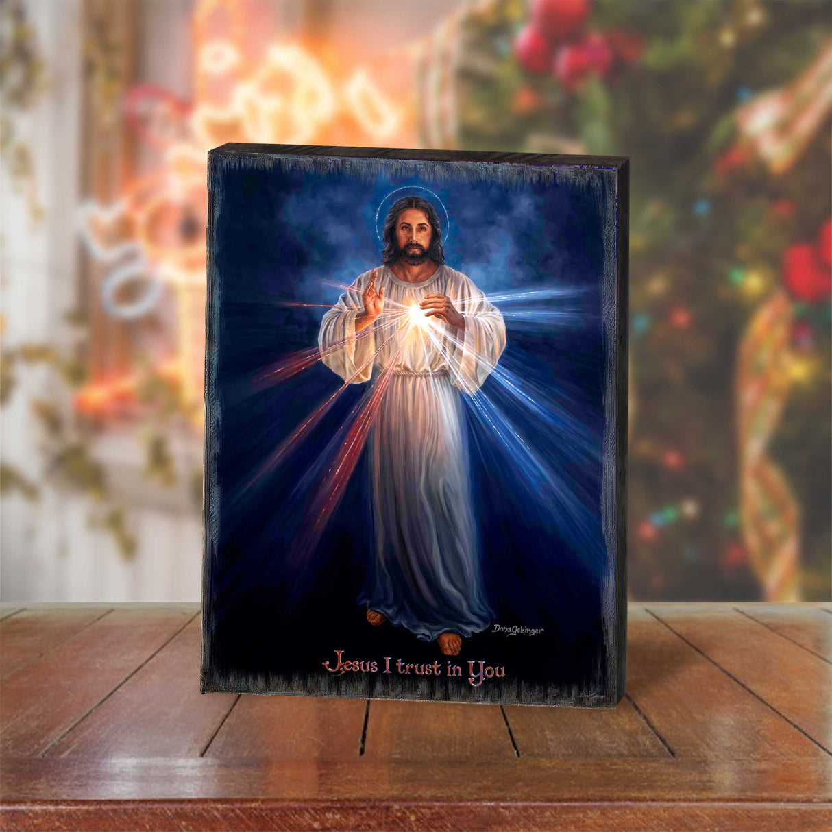 Divine Mercy Wall Art by D. Gelsinger - Nativity Holiday Decor - 95688B-DG