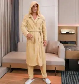 Men's Fibre Velvet Gown Set - Lootquake