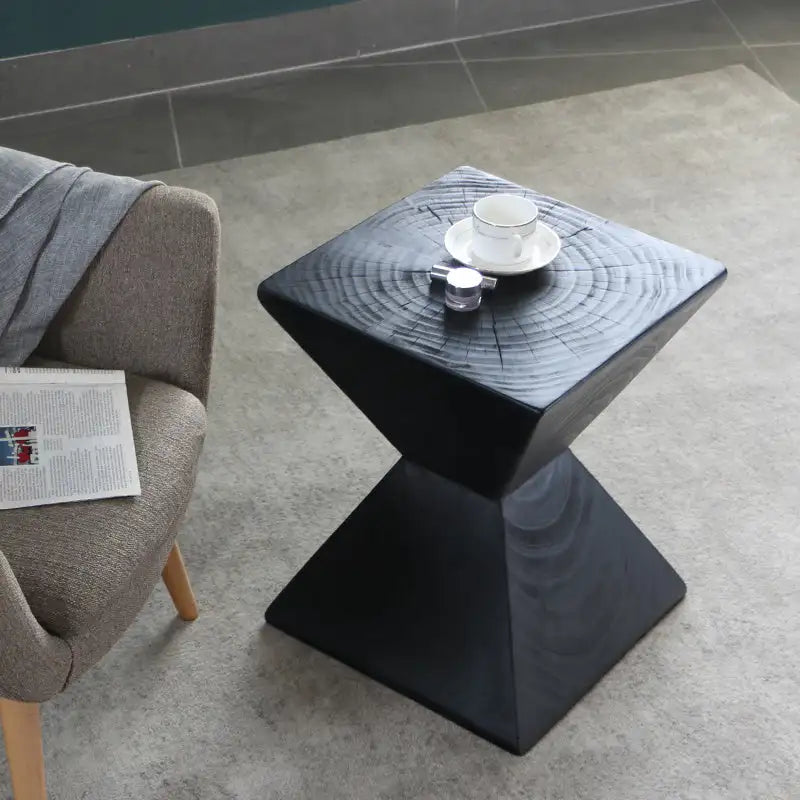 Ji Ji Feng Log Sofa And Tea Table Creative Living Room Side Table Hotel Homestay Furniture - Lootquake