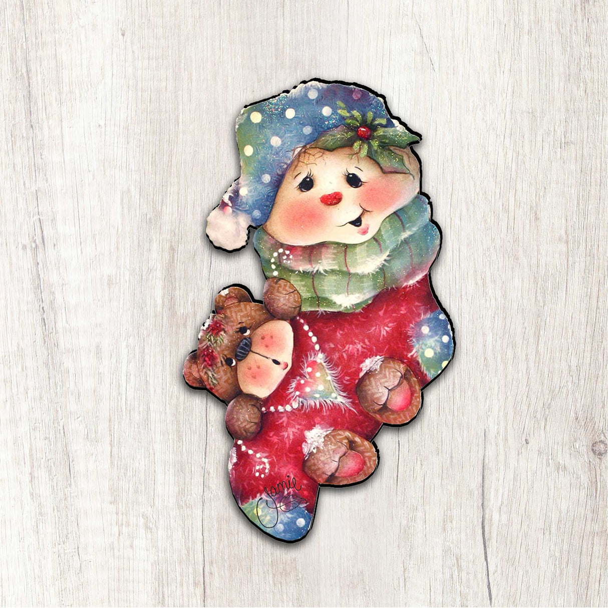 Christmas Bearly Holiday Door Decor by Jamie Mills-Price - Christmas Decor - 8457501H