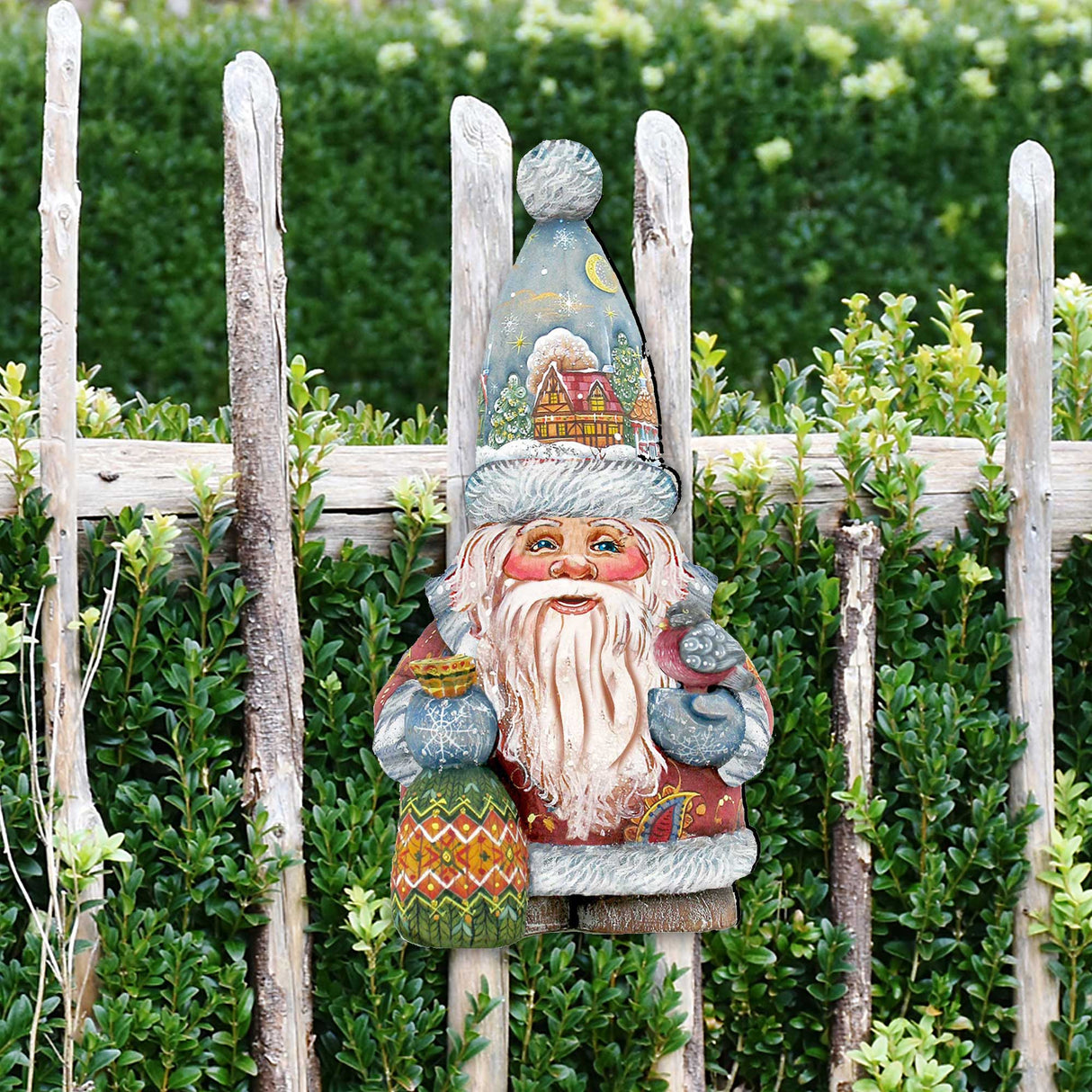 The First Noel Christmas Door Decor by G. DeBrekht - Christmas Santa Snowman Decor - 8116410H