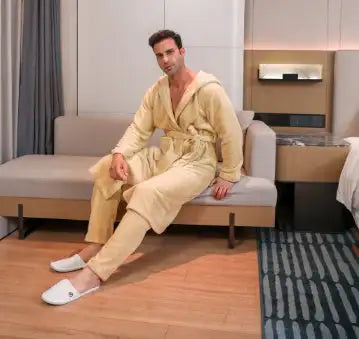 Men's Fibre Velvet Gown Set - Lootquake