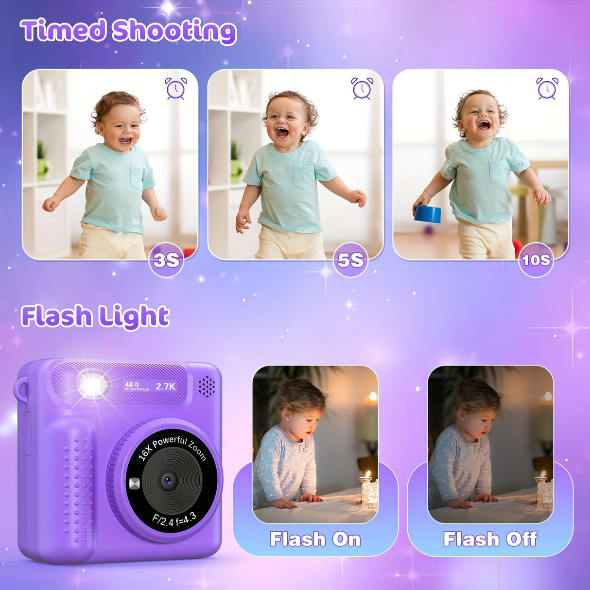 Cámara digital para niños de 3 a 12 años con impresión instantánea, 12 MP y 1080P, ideal como regalo de cumpleaños para niñas y niños de 4, 5, 6, 7, 8, 9 y 10 años. Cámara de video HD de 32 GB para niños pequeños, con impresión de fotos, juguete portátil.