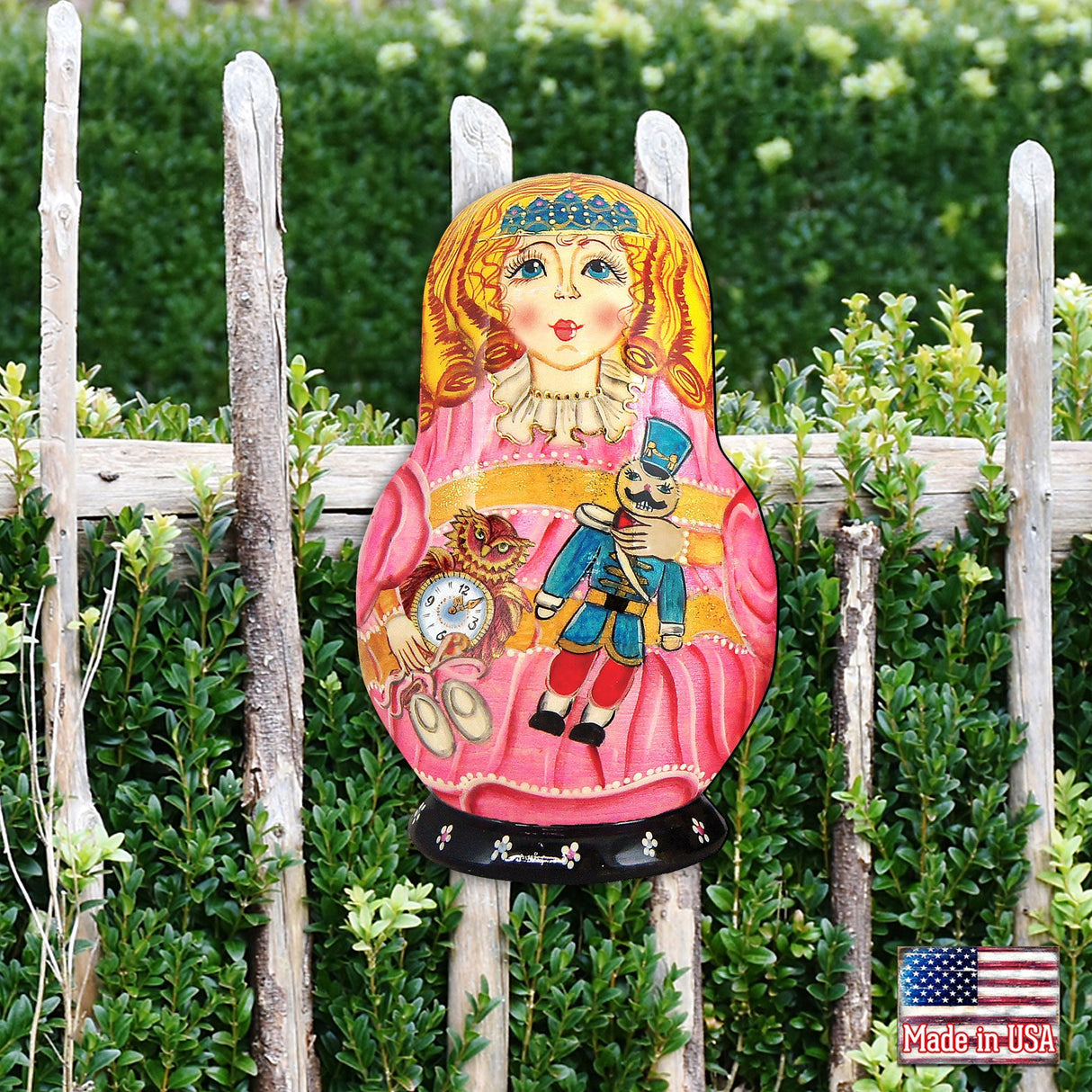 Clara Nutcracker Nesting Doll Door Decor by G. DeBrekht - Christmas Decor - 8115152H