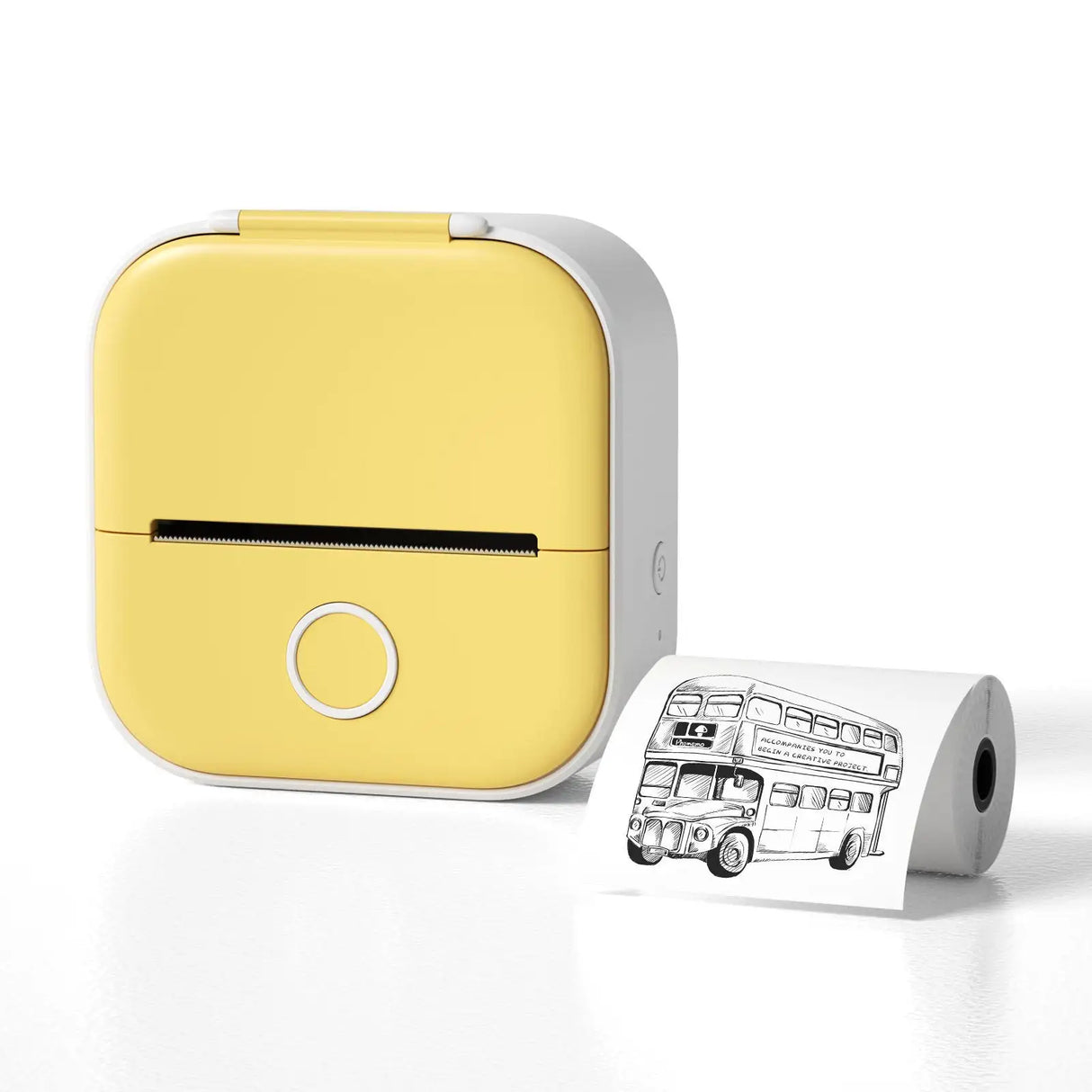 Portable Mini Printer for Students and Hobbyists, Bluetooth Thermal Label Printer - Lootquake