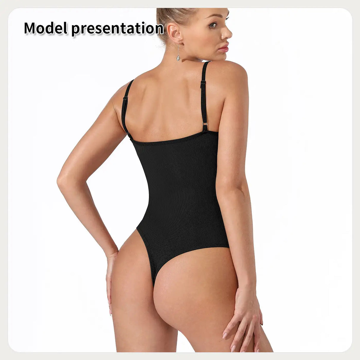 Women's Fashion Simple Solid Color Bodysuit - Lootquake