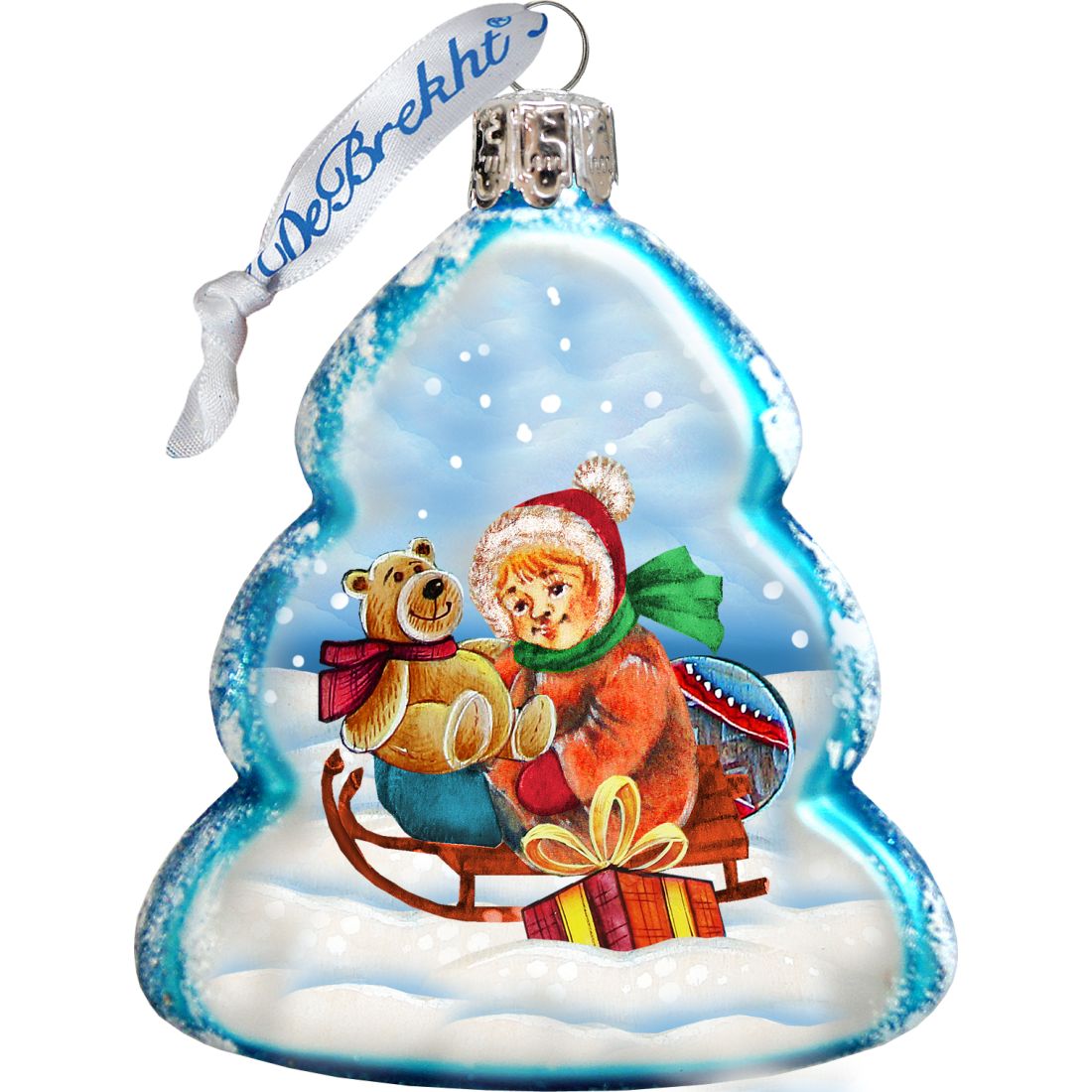 Kids Play Mercury Glass Ornaments Set of 3 by G. DeBrekht - Christmas Decor - 770117S3