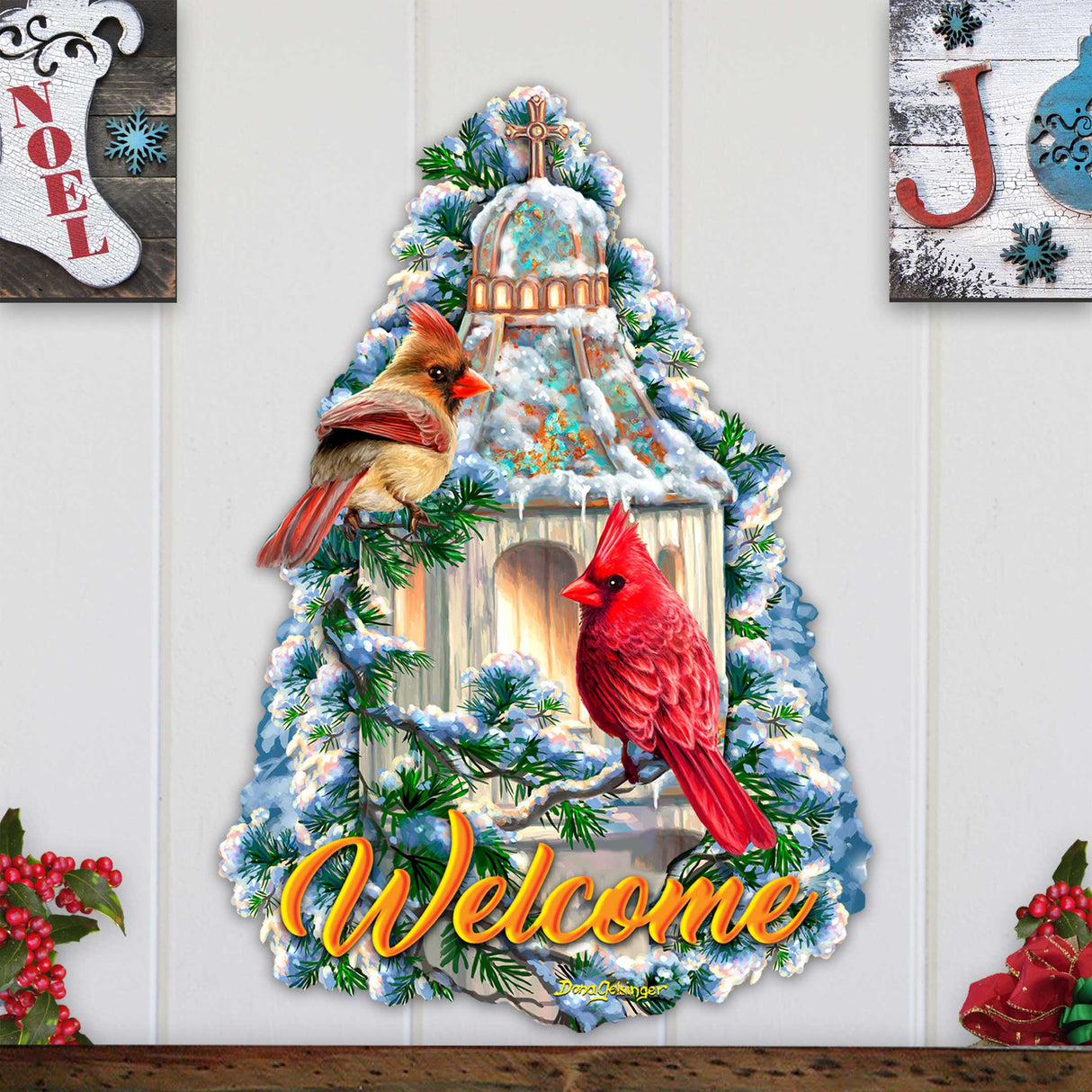 Decoración navideña para la puerta de la Capilla del Cardenal Pequeño por D. Gelsinger - Decoración navideña - 8652809H-DG