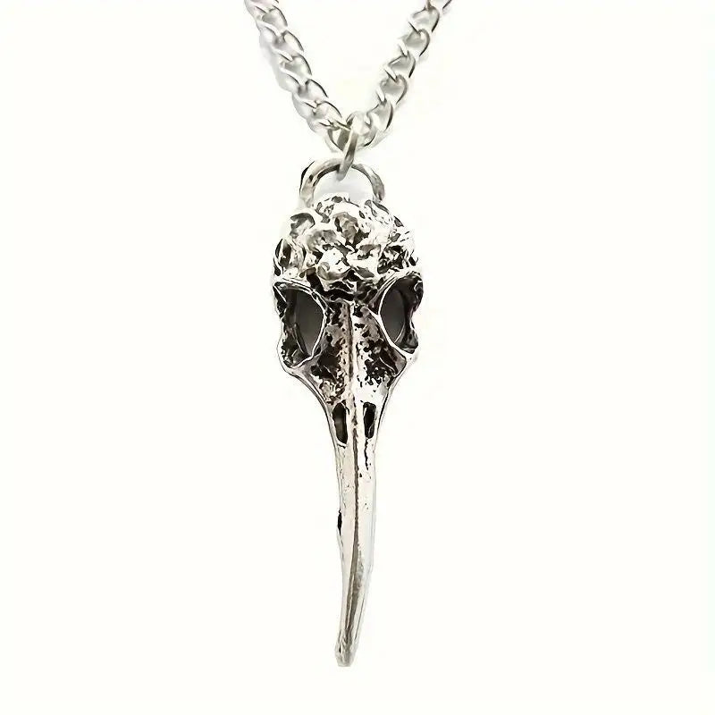 Retro Personalized Punk Skeleton Bird Head Pendant - Lootquake