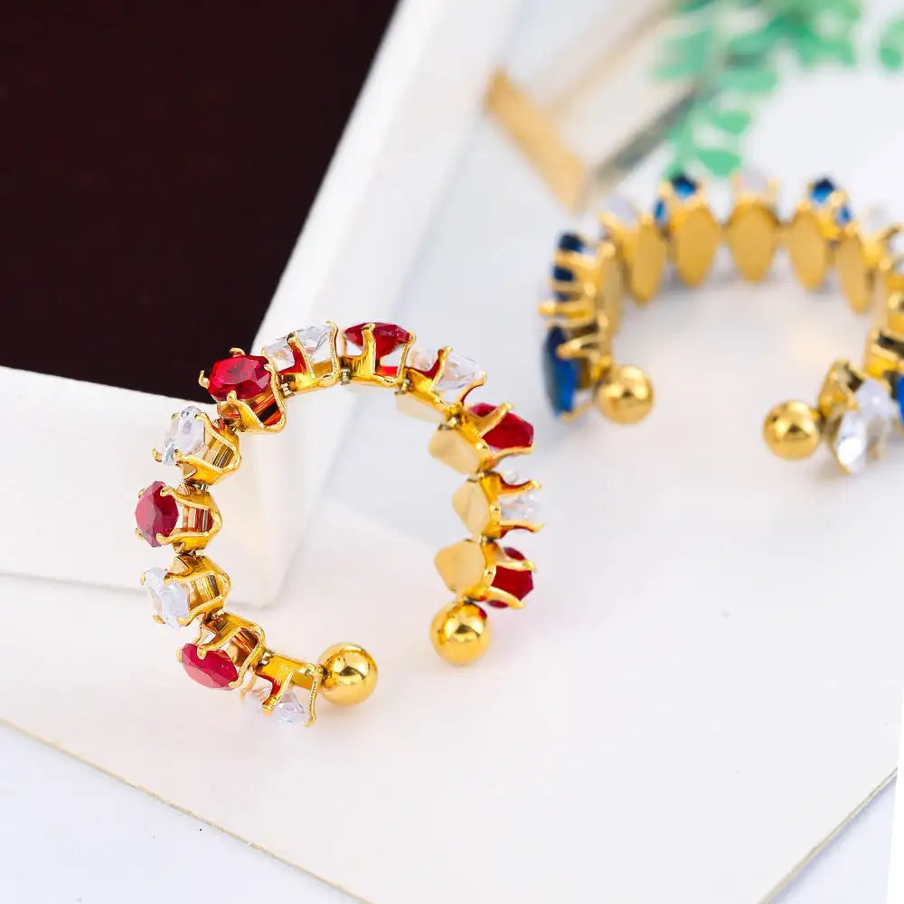 Color Zircon Ins Fashion Ring For Women - Lootquake