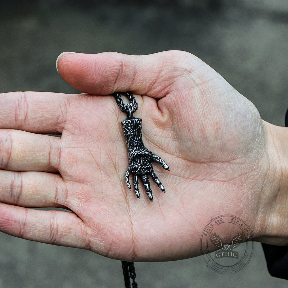 Devil's Hand Stainless Steel Pendant