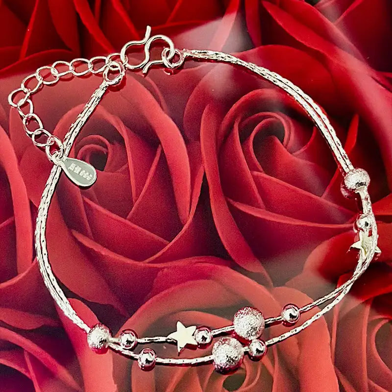 Design Double Circles Star Bracelet Female Fashion - Lootquake