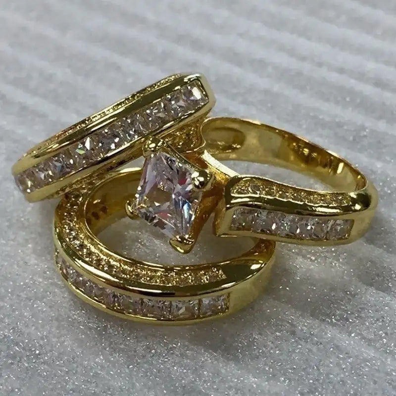 White Zircon Commemorative Women's Love Ring - Lootquake