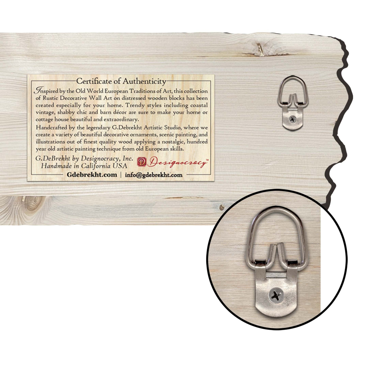 Arte mural de madera "Atardecer dorado" de G. DeBrekht Coastal Decor - 8491112W