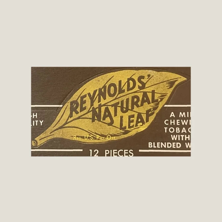 Discover a Rare 1970s Reynolds Natural Leaf Tobacco Box Gem