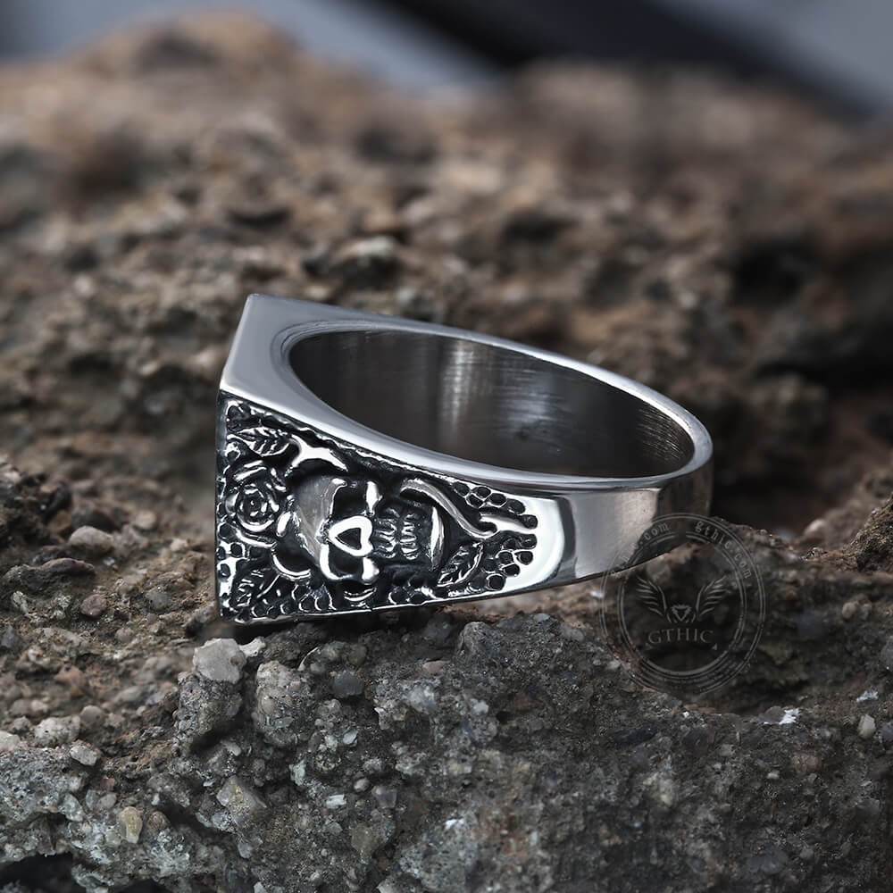 Double Guns Stainless Steel Ring