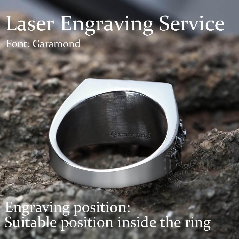 Double Guns Stainless Steel Ring