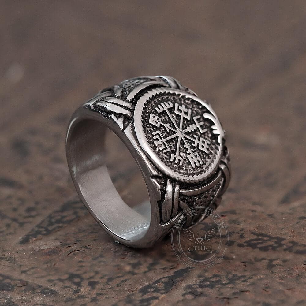 Dragon Amulet 316L Stainless Steel Viking Ring