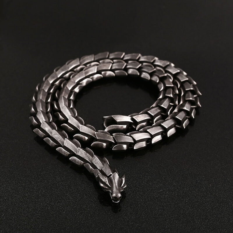 Dragon Bone Stainless Steel Necklace