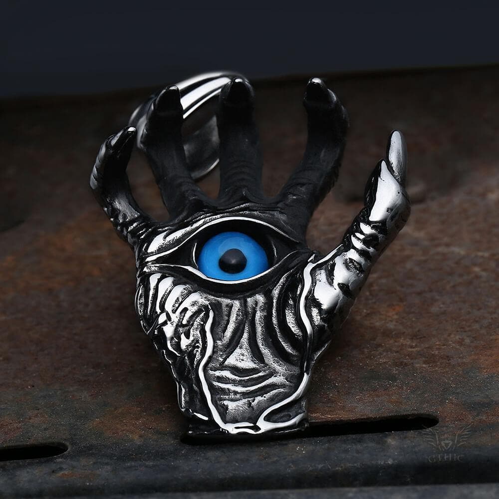 Dragon Claw Blue Evil Eye Pendant