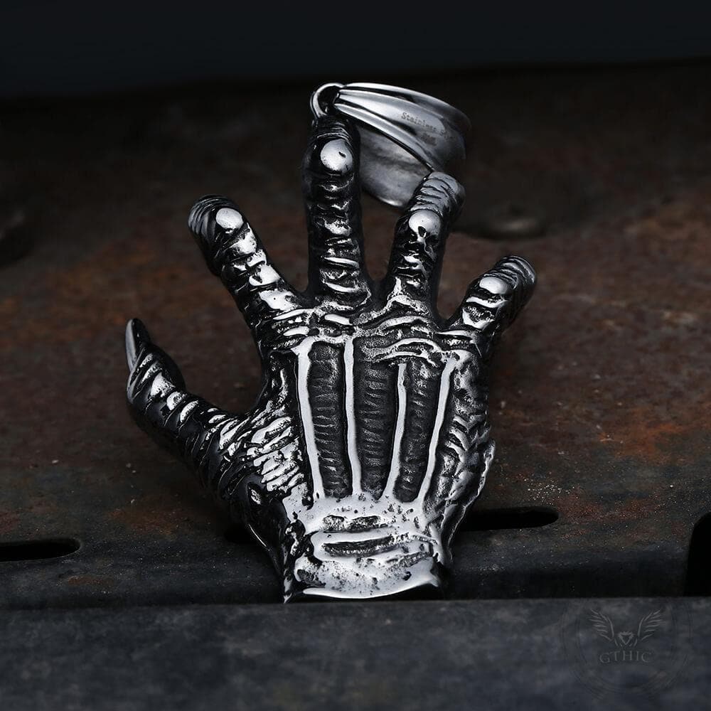 Dragon Claw Blue Evil Eye Pendant