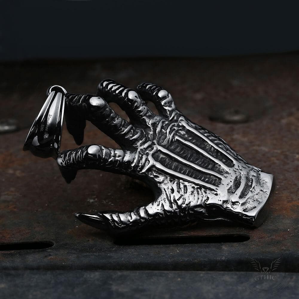 Dragon Claw Blue Evil Eye Pendant