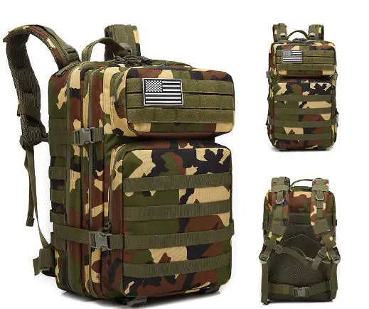 Outdoor Mountaineering Bag Tactical Leisure Bag Army Fan Travel Computer Bag Individual Soldier Package - Lootquake
