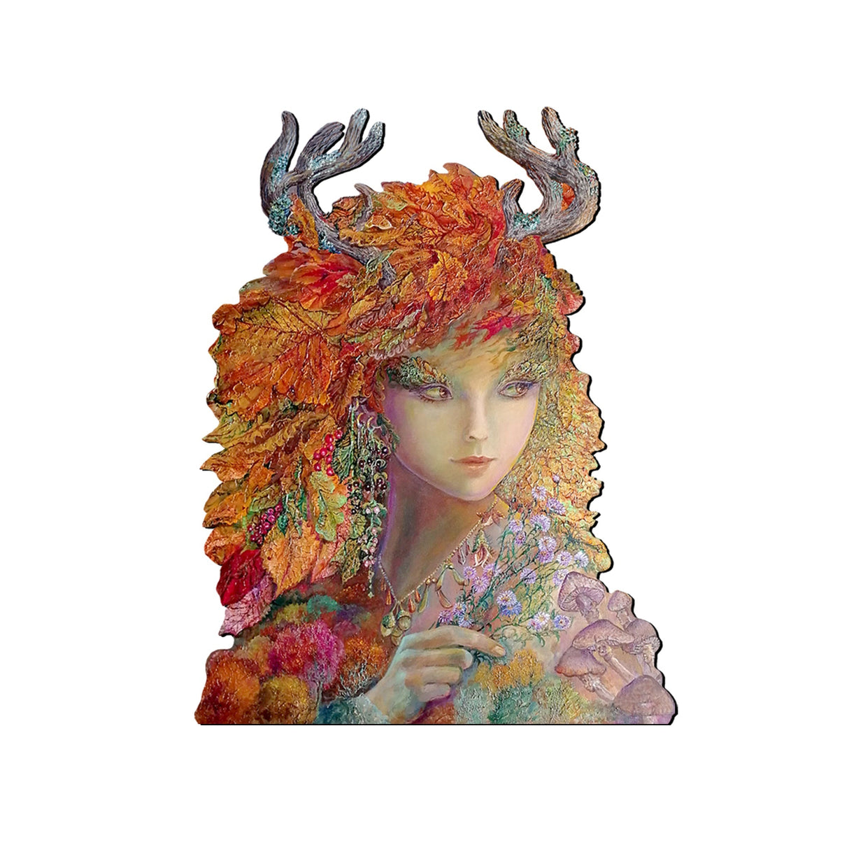 Autumn Halloween Door Decor by Josephine Wall - Thanksgiving Halloween Decor - 845611H-JW