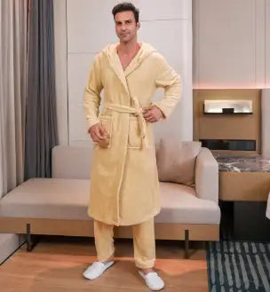 Men's Fibre Velvet Gown Set - Lootquake