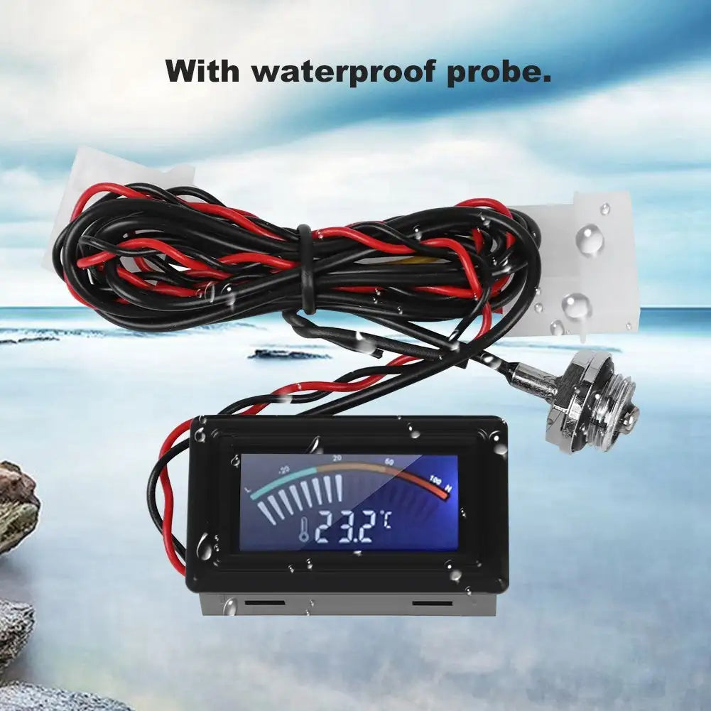 PC Water Cooling System Pointer Display Thermometer Temperature Meter - Lootquake