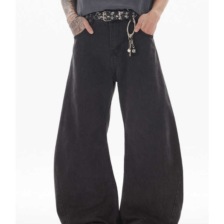 High-grade American Washed Jeans Men's All-match - Lootquake