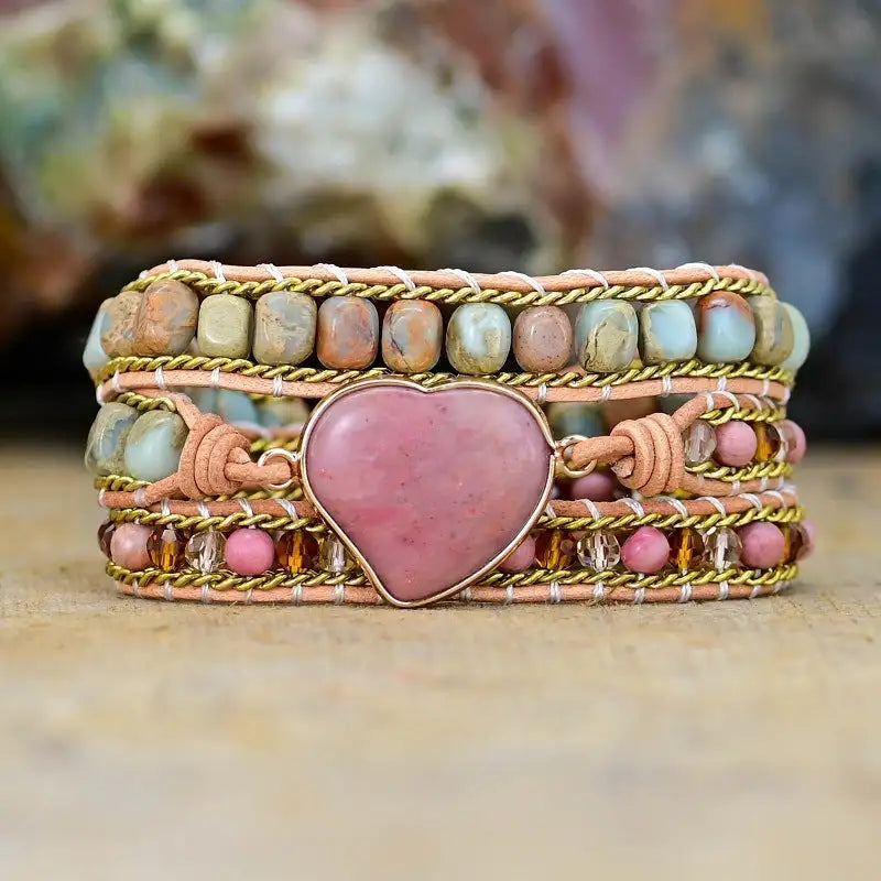 Fashion Irregular Heart Multi-layer Winding Bracelet - Lootquake