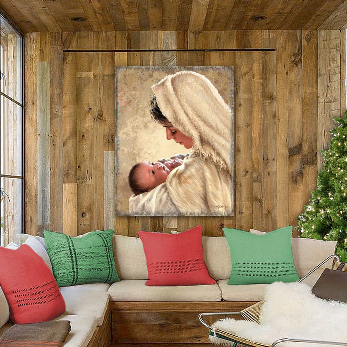 Mother of God Wall Art by D. Gelsinger - Nativity Holiday Decor - 95685B-DG