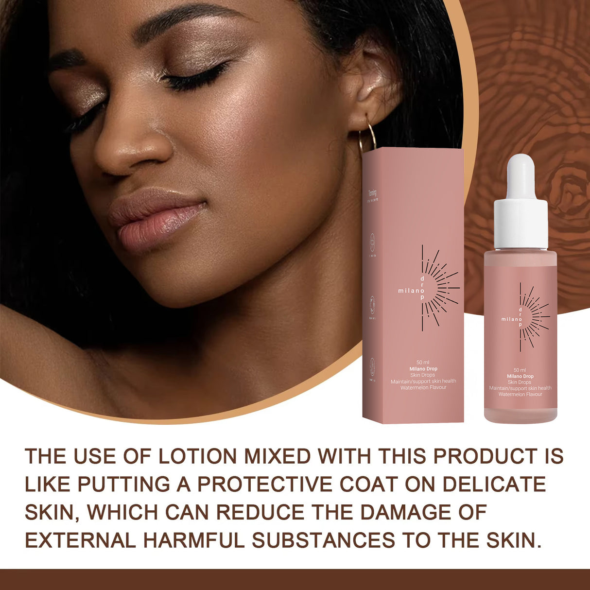 Tanning Face Serum Face Body Tanning Bed Outdoor Fine Line Repair Skin Serum Dark Bronzer Self Tanning Serum Drops - Lootquake