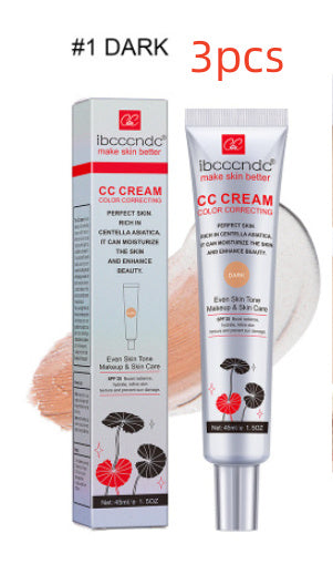 Moisturizing Correcting CC Cream Waterproof Anti-sweat Makeup Before Concealer Lasting Women Makeup Protect Skin Erborian Make - Lootquake
