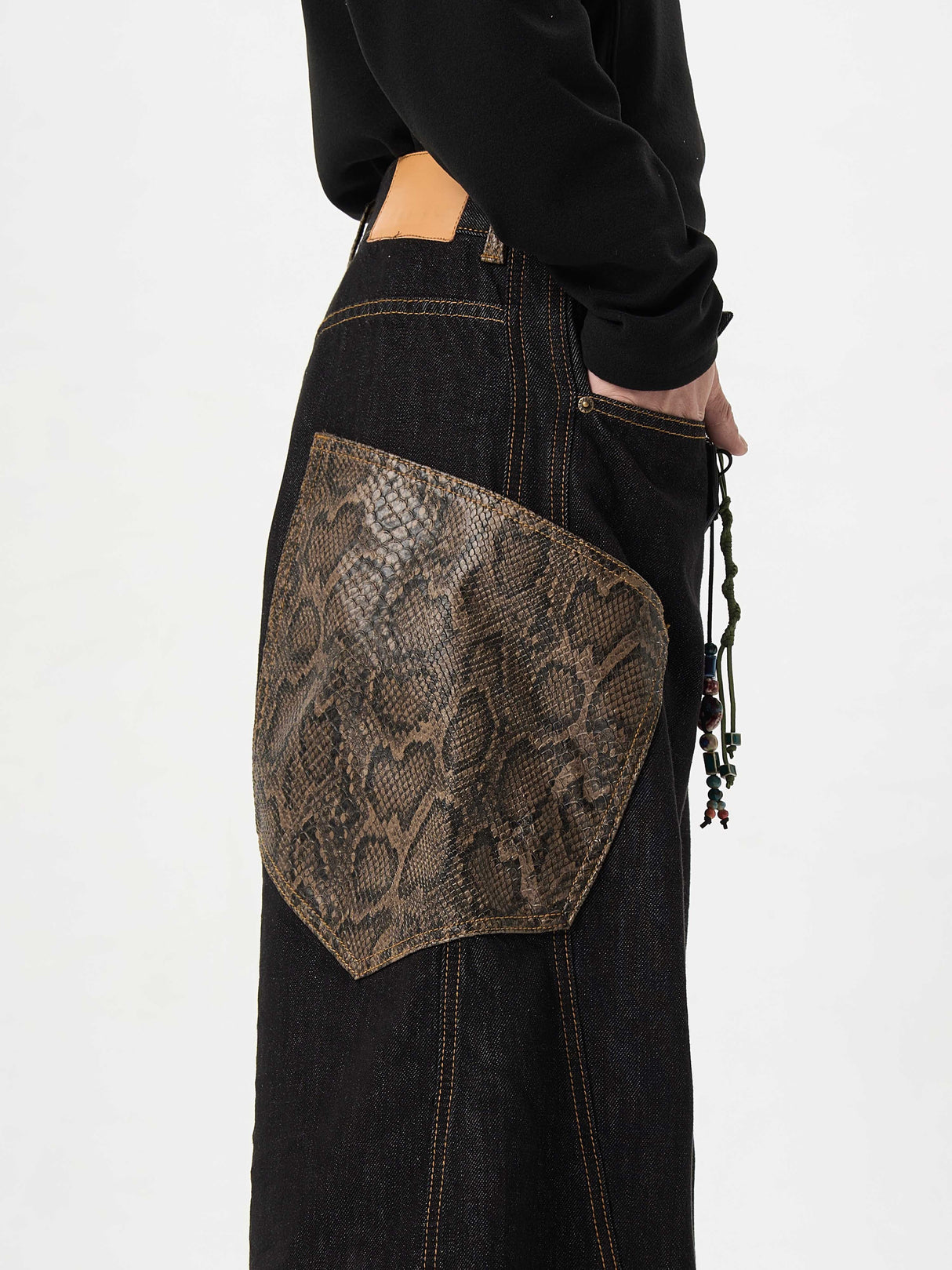 Black Jeans With Wide Legs For Men And Women - Lootquake