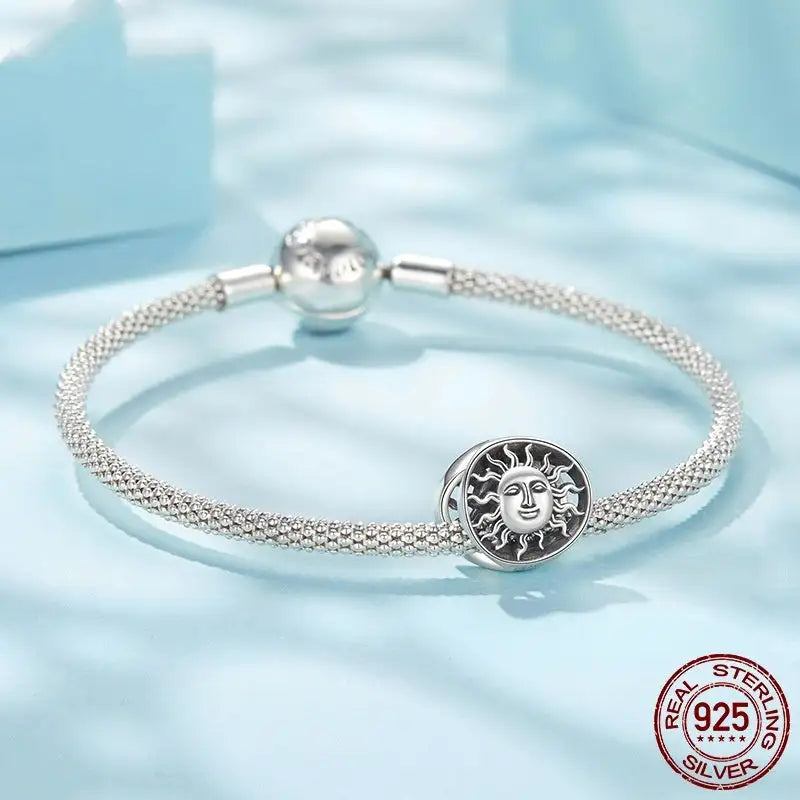 Hollow Apollo Guard Beaded S925 Sterling Silver - Lootquake