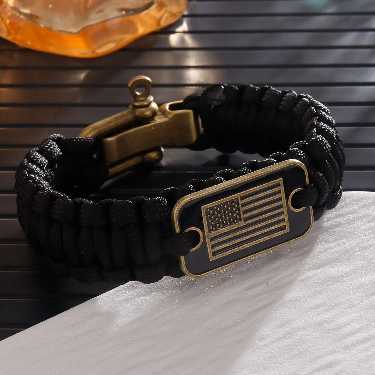 Outdoor Paracord Bracelet Survival Zinc Alloy - Lootquake