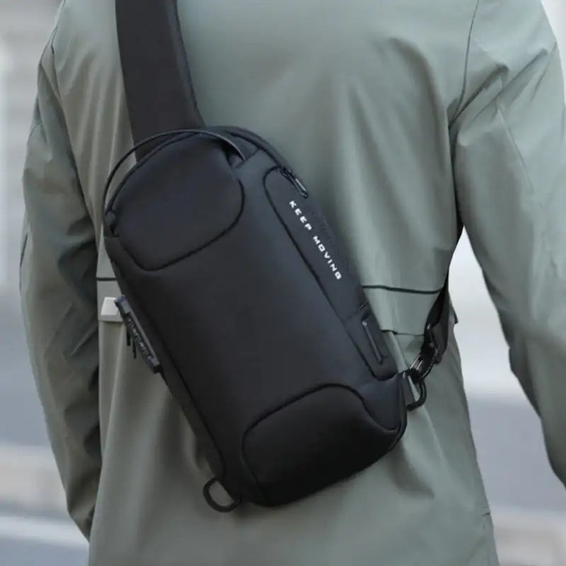 Men's Single Shoulder Bag for Summer, Cool Looking Waterproof Bag - Lootquake