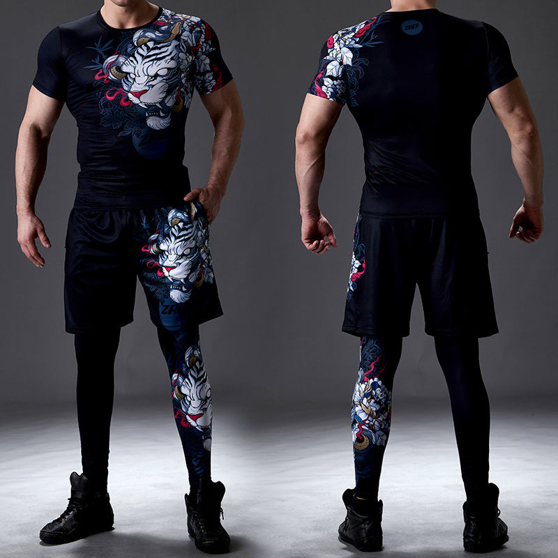 Men's Sweat-absorbent Quick-drying Fitness Suit - Lootquake