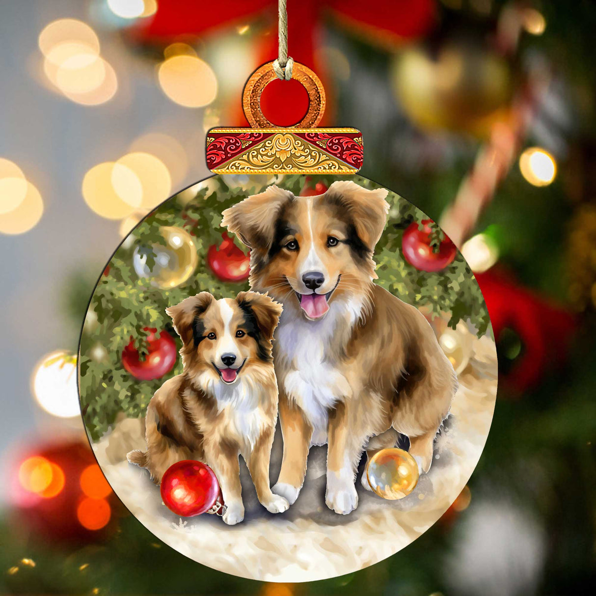 Dog Lover's Wooden Ornaments by G. Debrekht Pets Decor - 8611092