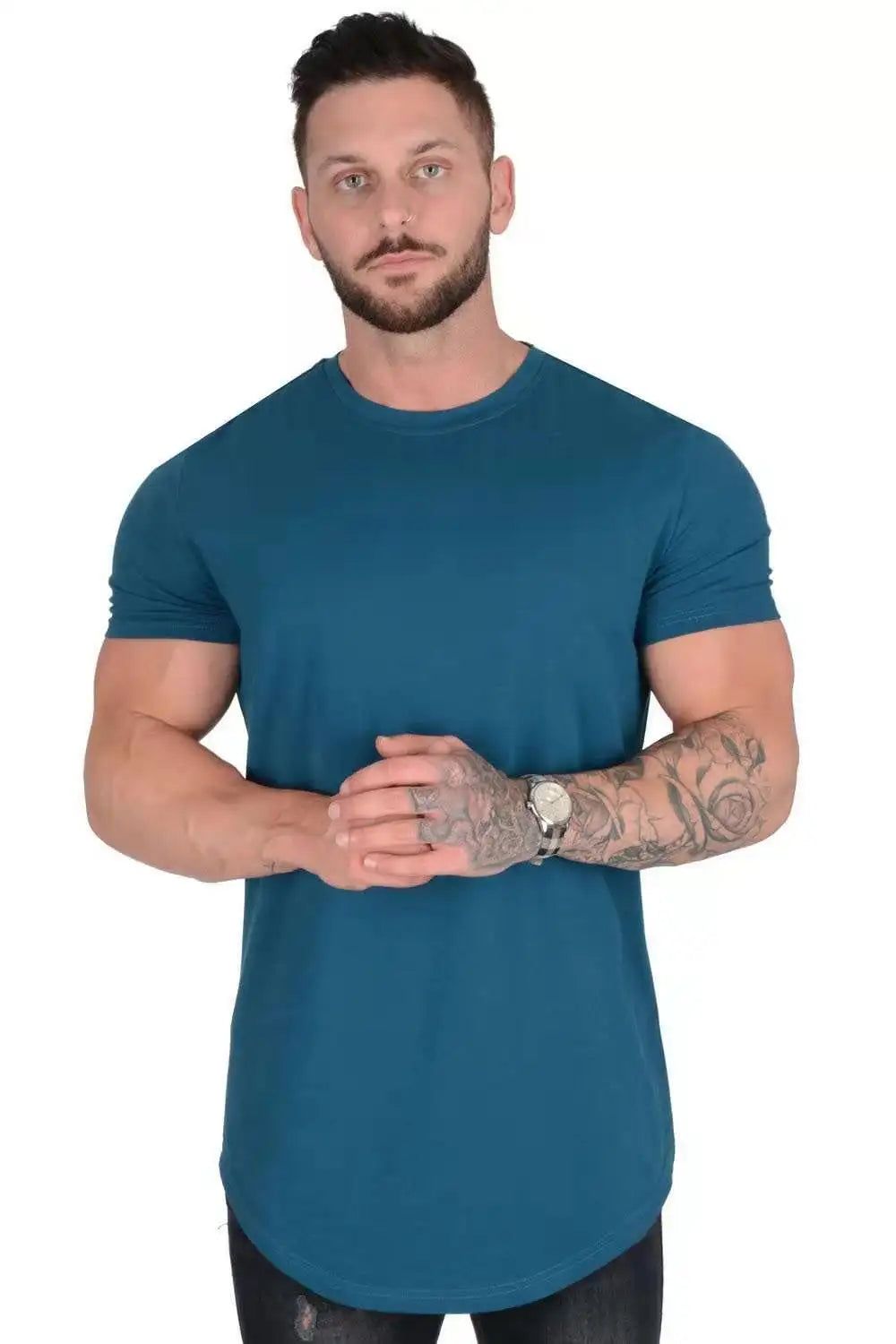 Men's Casual Short-sleeved Sports Fitness T-shirt - Lootquake