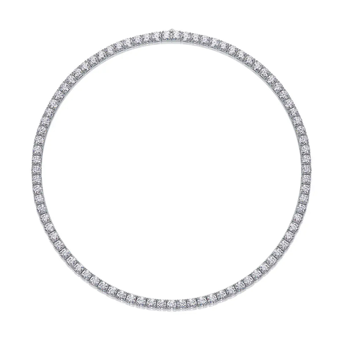 Endless Stream Of Stars 0.5ct Luxury Fashion Mossan Diamond S925 Silver Necklace - Lootquake