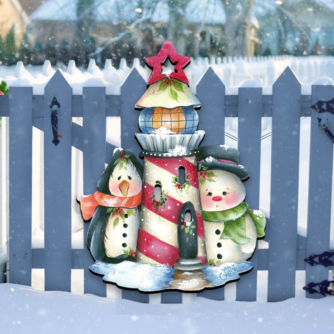 Keepers of The Light Door Decor by Jamie Mills-Price - Christmas Decor - 8457508H